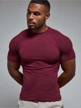 Tailored Athlete Basic Fit Tee Burgandy - Size XL NWOT